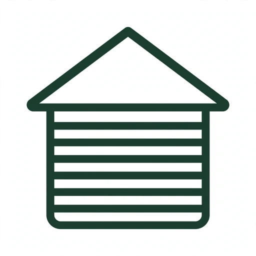 Vinyl siding panel installation icon